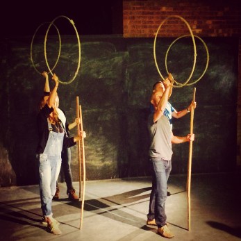 The cast of The Odyssey in action.